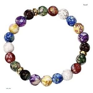 Natural Volcanic Stone Energy Bracelet Great Gift Idea!!